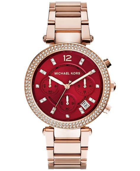 macys wonens rise gold michael kors|Michael Kors Women's Runway Chronograph Rose Gold.